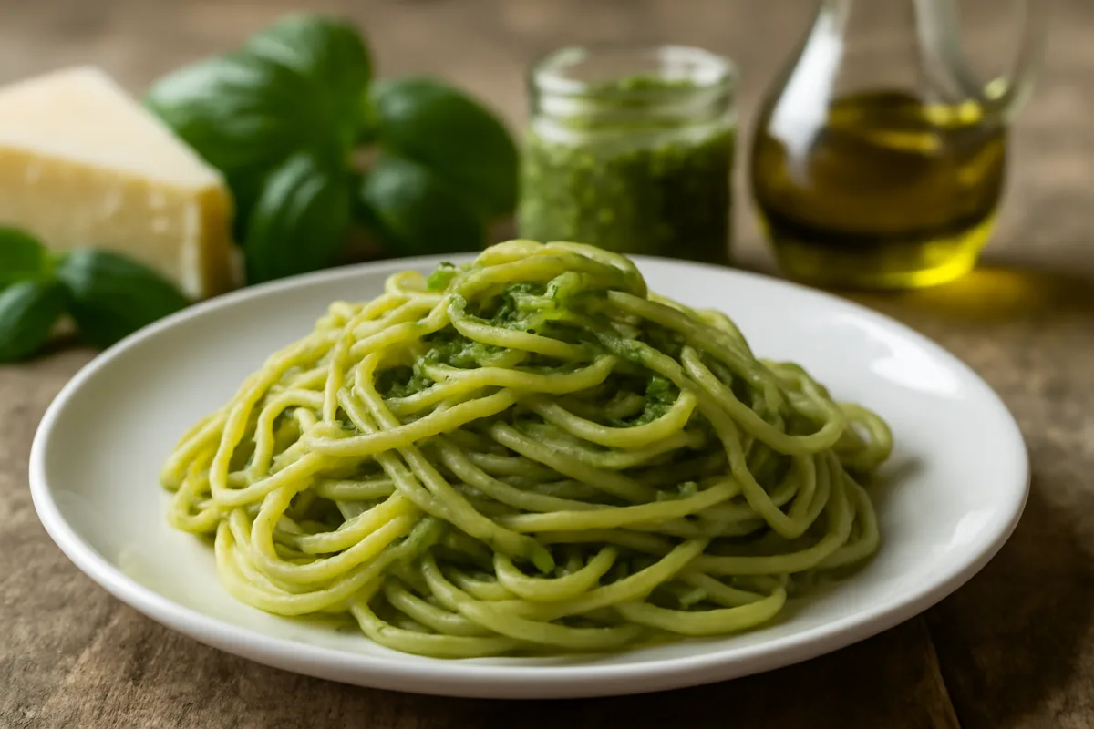 Linguine al pesto genovese: ecco come ottenere il profumo autentico