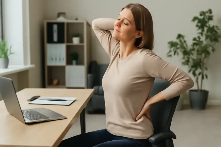 Allenamento posturale in ufficio: la strategia semplice per alleviare dolori cervicali e lombari