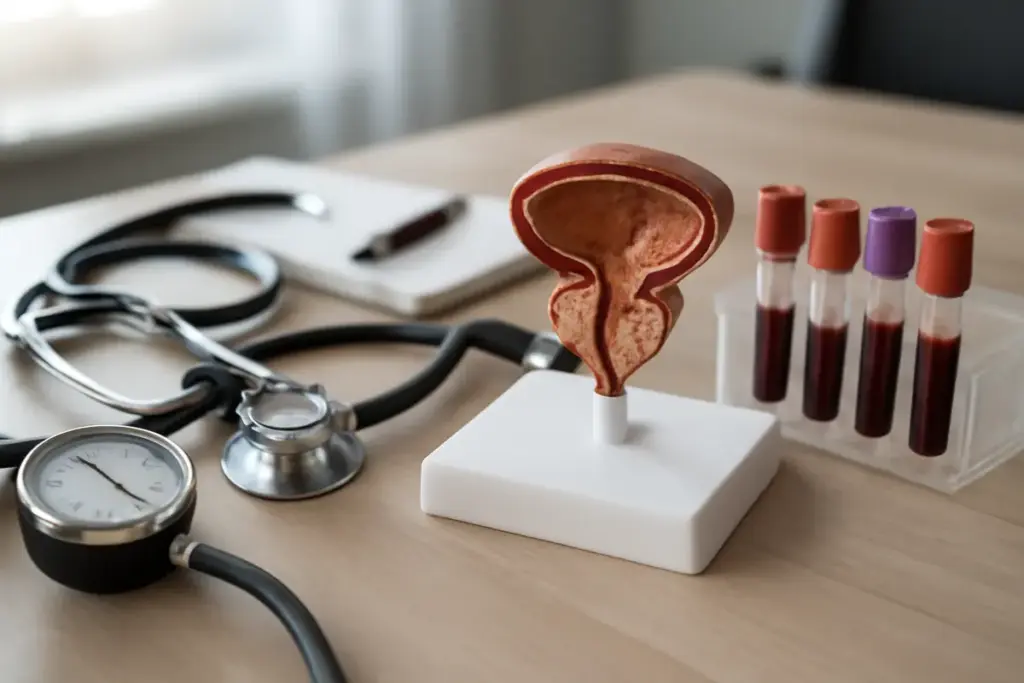 Esami diagnostici per la valutazione della prostata negli uomini adulti
